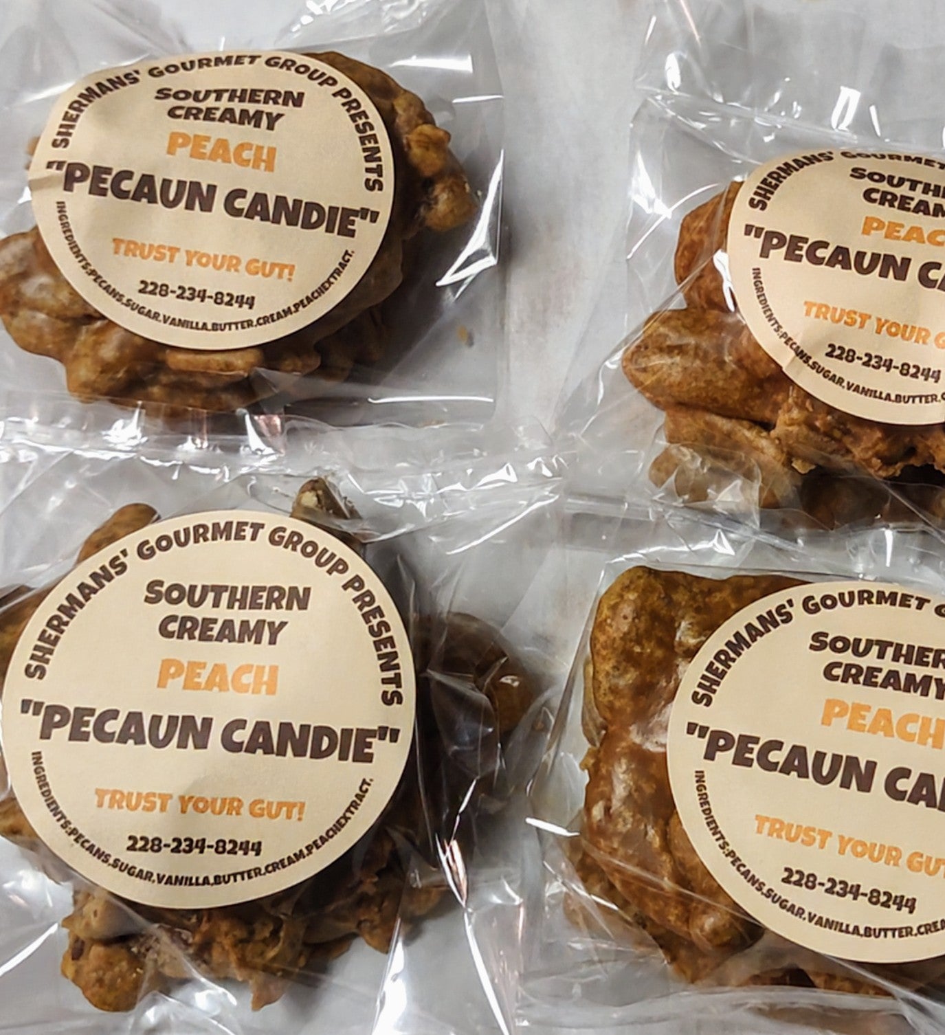 SOUTHERN CREAMY PEACH PRALINES