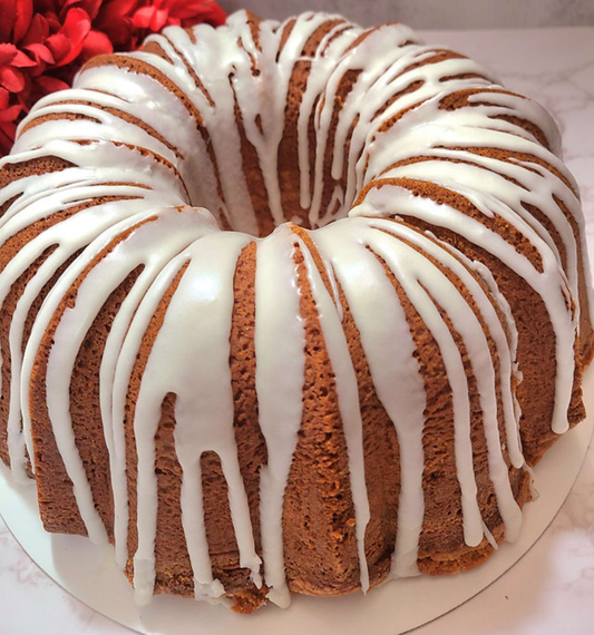 LEMON CREAM CHEESE POUND CAKE