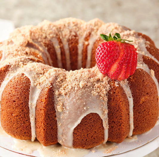 STRAWBERRY POUND CAKE
